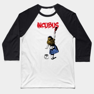 incubus red paint Baseball T-Shirt